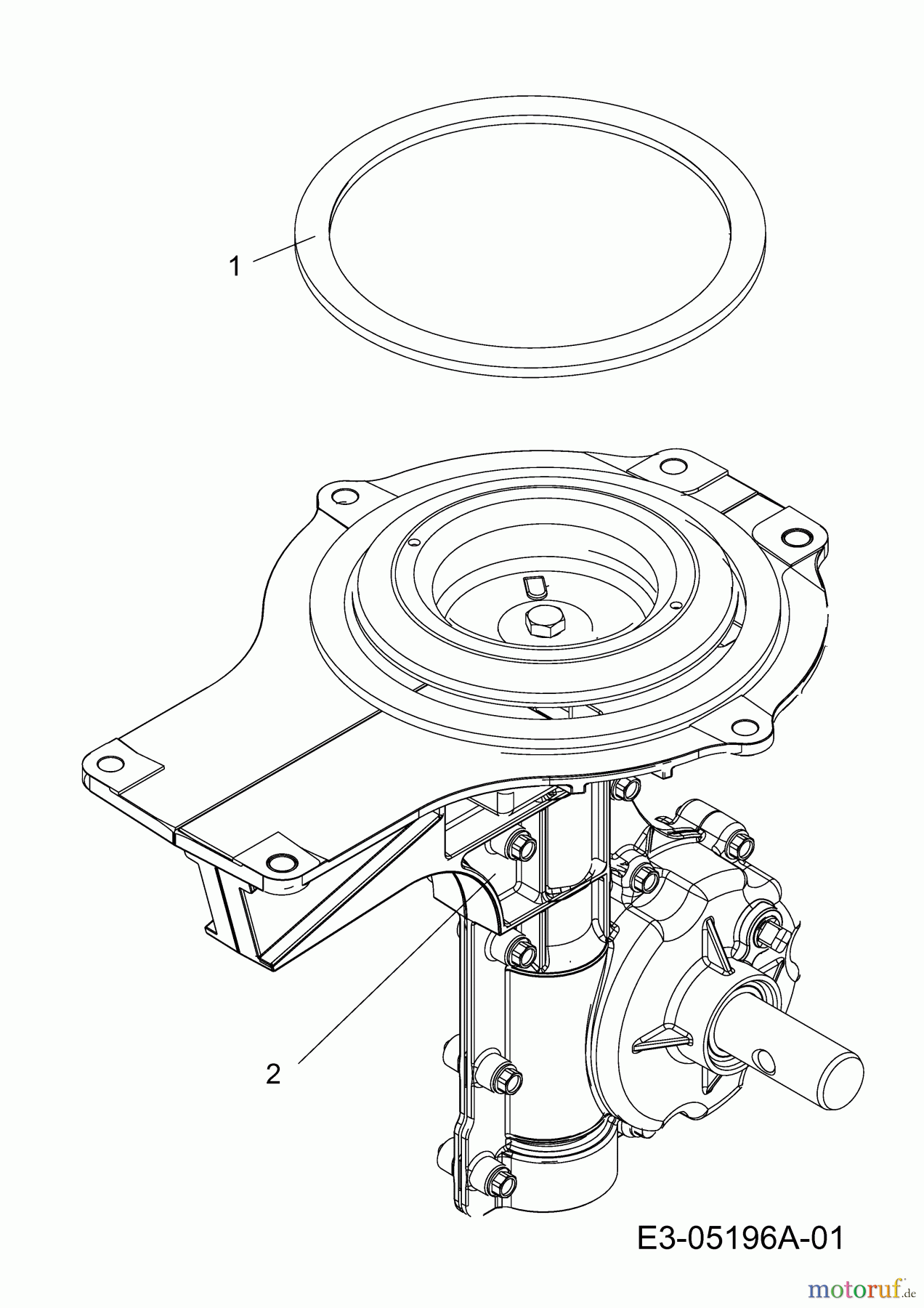  Wolf-Garten Tillers T 40 B 21B-203A650  (2014) Gearbox