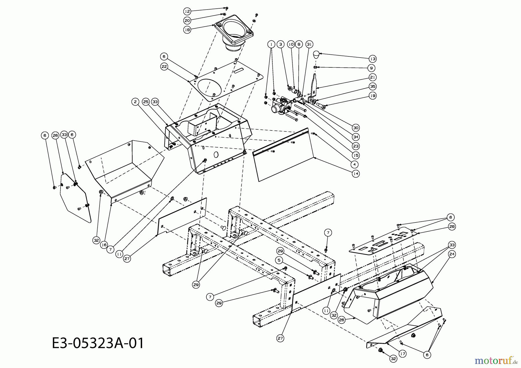  Cub Cadet Zero Turn Tank S 60 53AY8DU6603  (2010) Cover panels until 02.09.2009