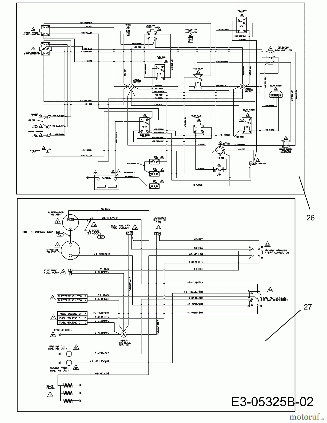  Cub Cadet Zero Turn Tank S 53AY8DU6603  (2010) Wiring diagram