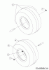 MTD Optima LN 165 H 13IN71KN678 (2017) Listas de piezas de repuesto y dibujos Rear wheels