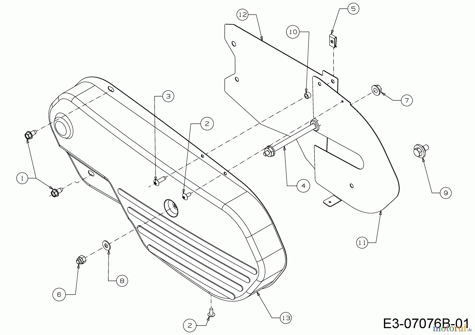  MTD Tillers T/330 M 21D-33MV678  (2017) Belt cover