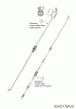 MTD SP 46 B 12D-J55C615 (2012) Listas de piezas de repuesto y dibujos Control cables
