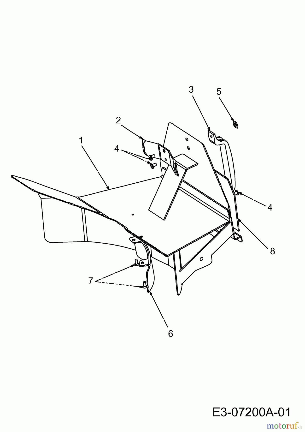  Petrol mower Easy Start 53092  (2007) Mulch kit