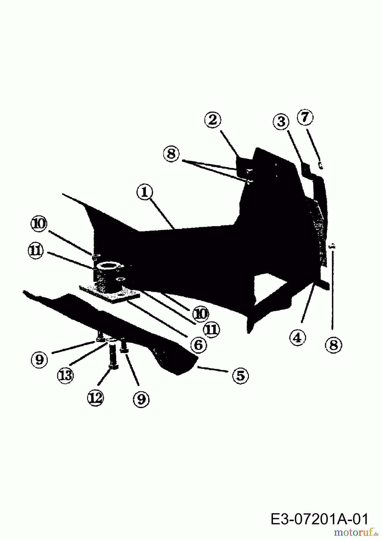  Petrol mower Easy Start 53092  (2007) Mulch kit, Mulching blade