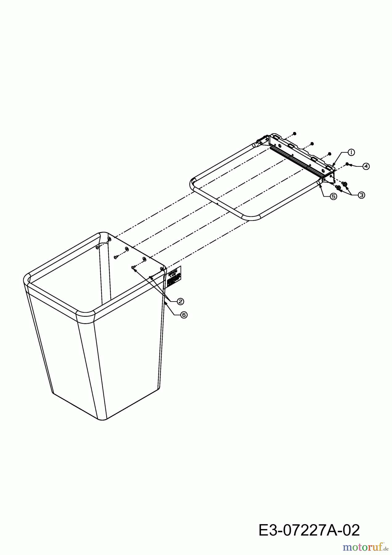  MTD Accessories Accessories Zero Turn Grass catcher for RZT 54 with mowing deck W (54