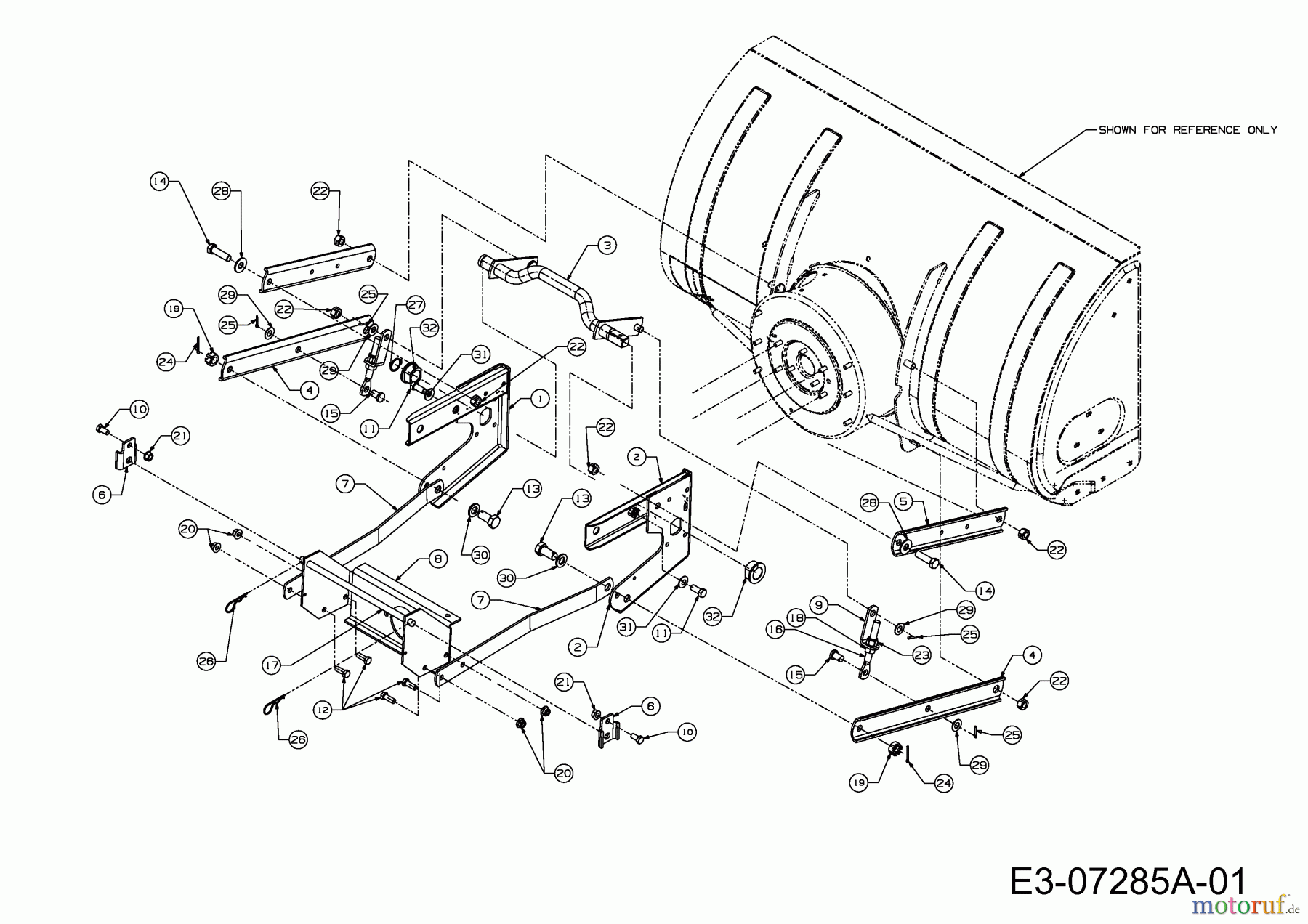  MTD Accessories Accessories garden and lawn tractors Snow throwers for CC 2000 SD series 190-341-100  (2009) Lifting mecanism augerhousing