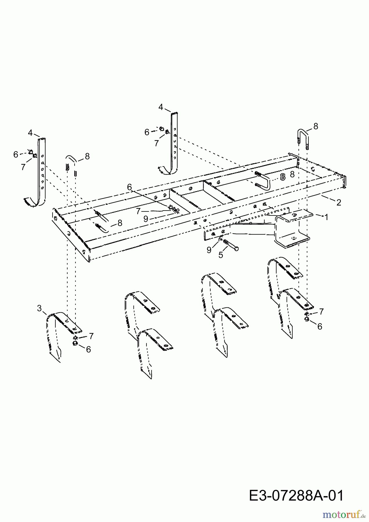  MTD Accessories Accessories garden and lawn tractors Cultivator 45-02641  (OEM-190-984) OEM-190-984  (2012) Basic machine