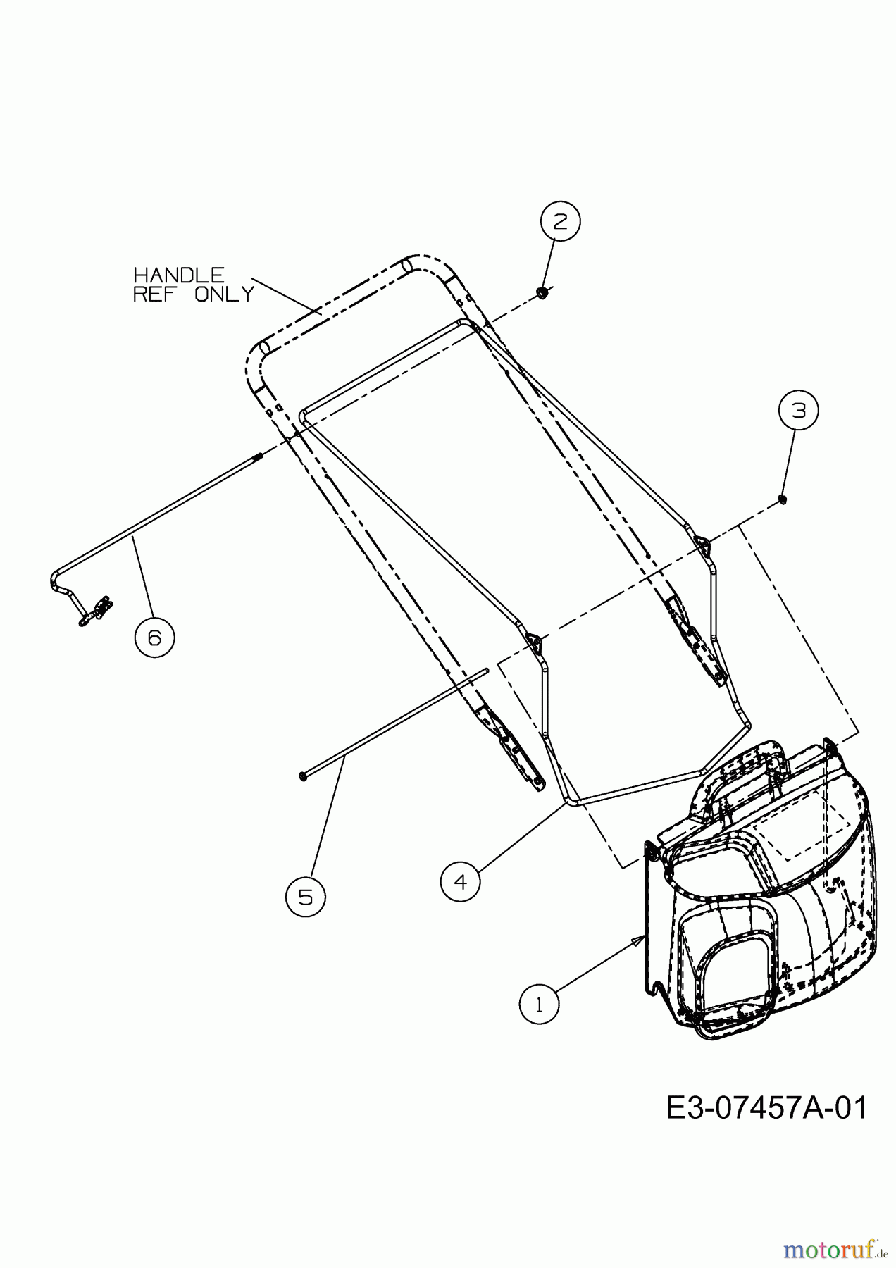  Cub Cadet Petrol mower self propelled CC 98 B 12A-999H603  (2013) Cover grass bag