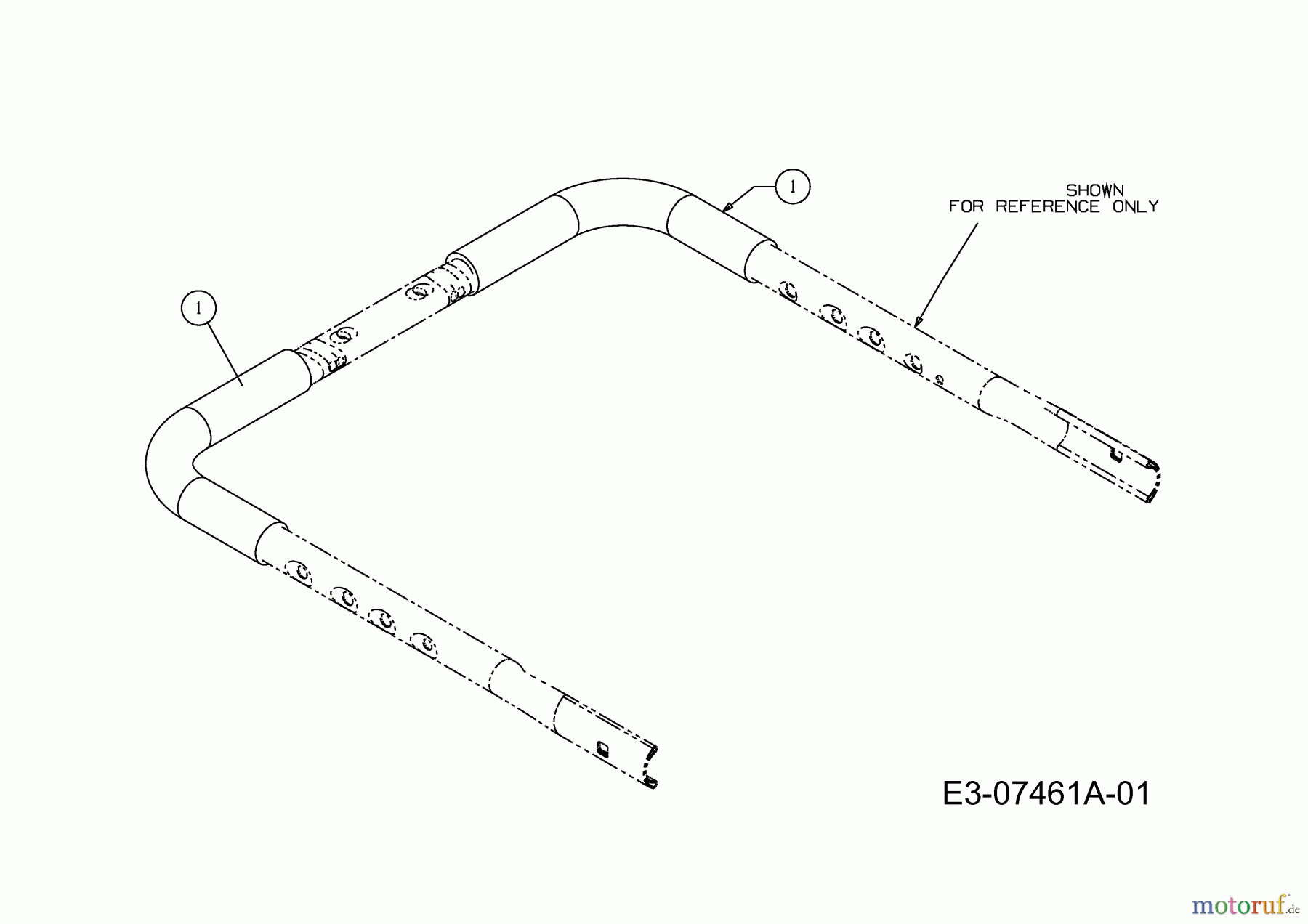  Cub Cadet Petrol mower self propelled CC 98 B 12A-999H603  (2012) Foam grip handle