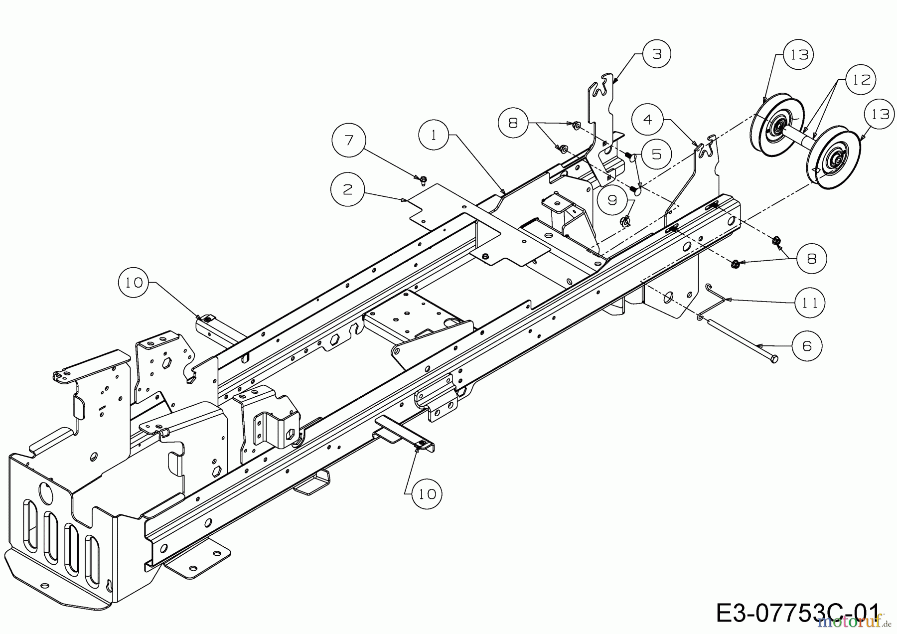  Cub Cadet Garden tractors GTX 2100 14A-3GE-603  (2015) Redirection belt mowing deck