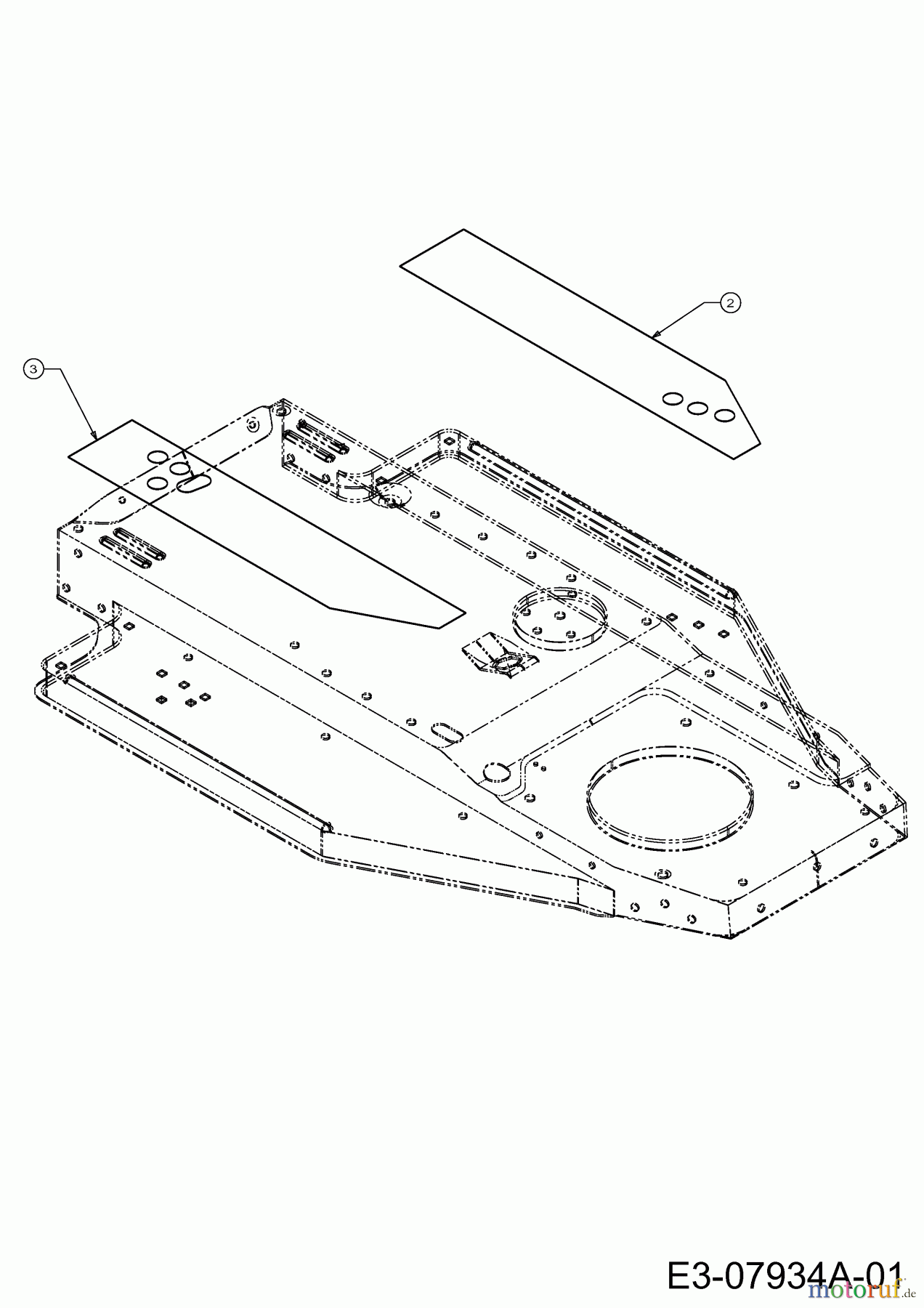  MTD Lawn tractors Junior 115 13AC452C600  (2004) Foot pad