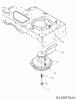 MTD SN 155 H 13AP518N670 (2002) Listas de piezas de repuesto y dibujos Engine pulley