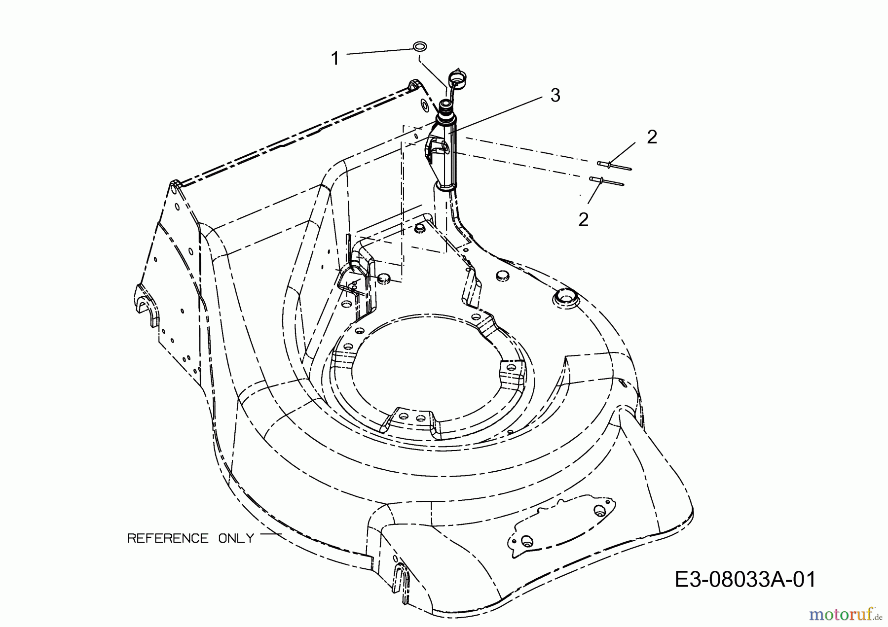  Petrol mower Regal MNC 11A-E10V633  (2013) Washer nozzle