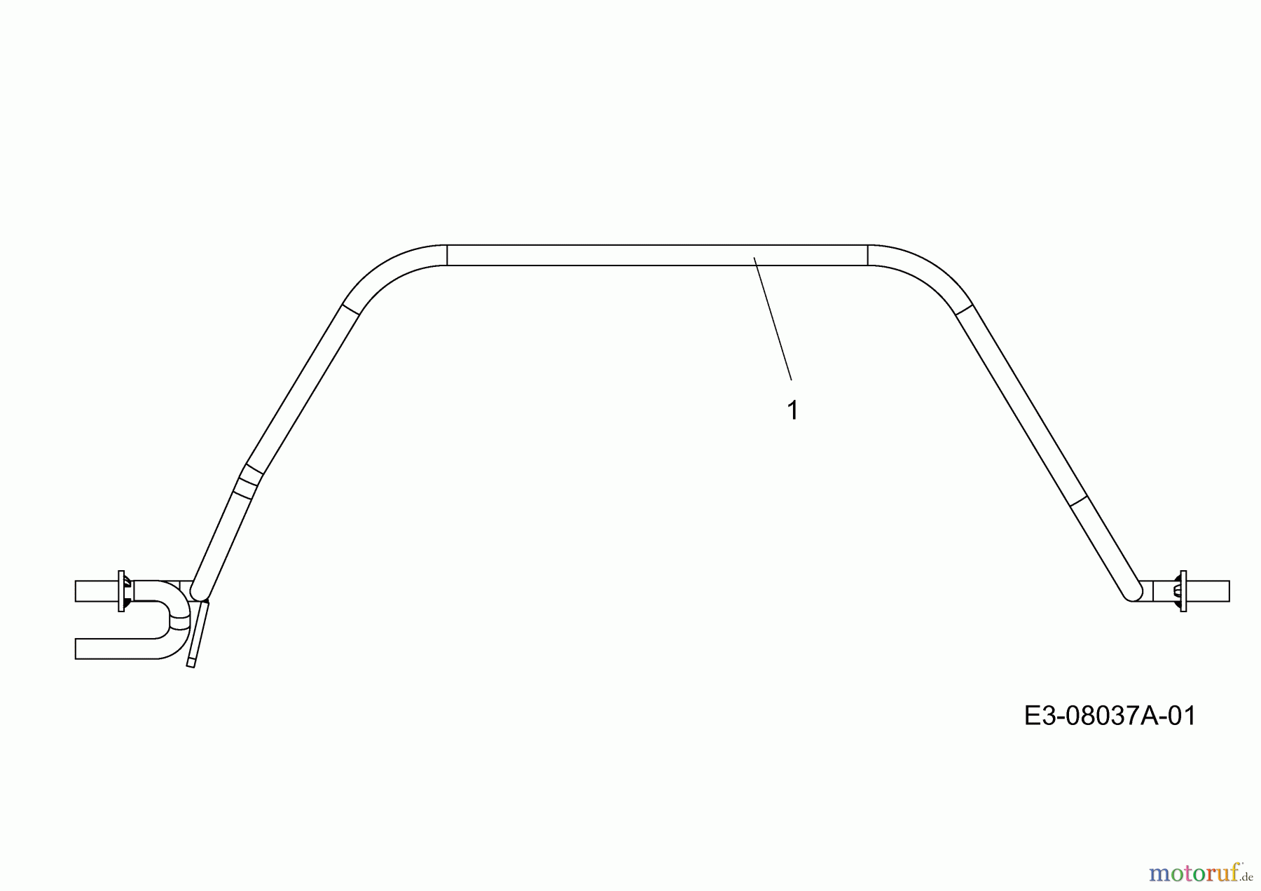  Petrol mower Pro Cut 50 MNC 11A-F10P633  (2013) Control lever