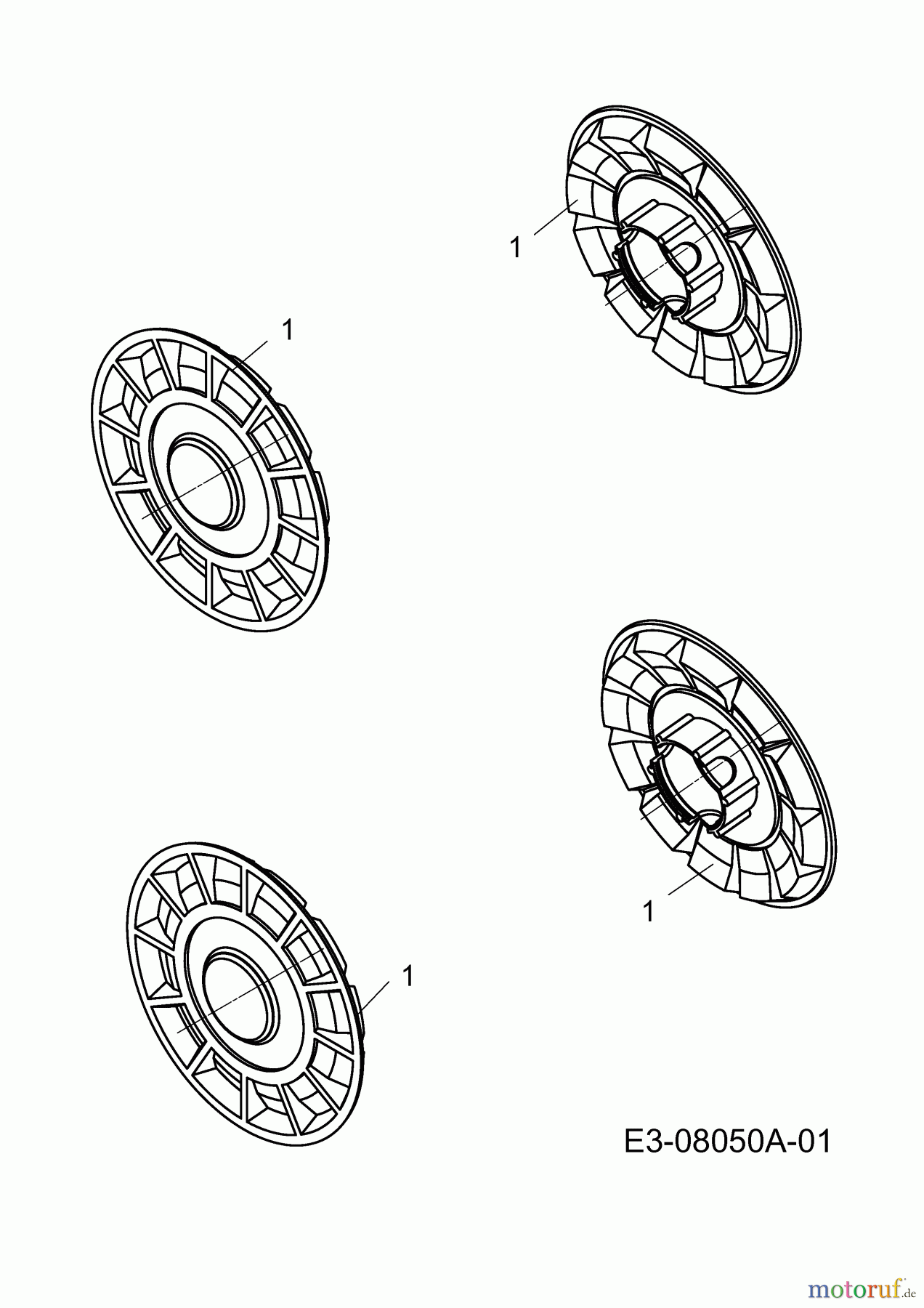  Petrol mower Regal AV 11AAE0LC633  (2013) Hub caps