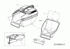 Petrol mower 11A-F10P633 (2013) Listas de piezas de repuesto y dibujos Grass box