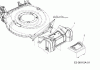 MTD Optima 46 SPB HW 12A-TH5C600 (2013) Listas de piezas de repuesto y dibujos Cover front axle