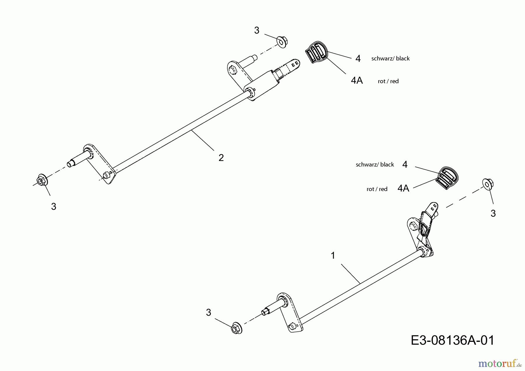  Black-Line Petrol mower BL 3546 11A-TE5B683  (2014) Hight adjustment