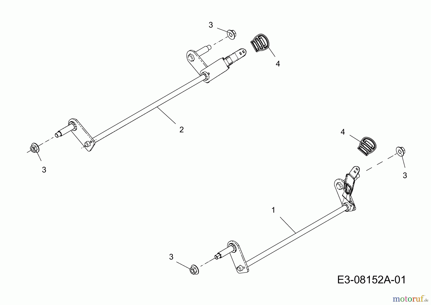  Mastercut Petrol mower MC 53 11A-PAJS659  (2013) Hight adjustment