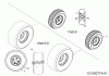 Cub Cadet RZT S 46 17ARCBDT330 (2016) Listas de piezas de repuesto y dibujos Wheels 13x5 + 18x8.5