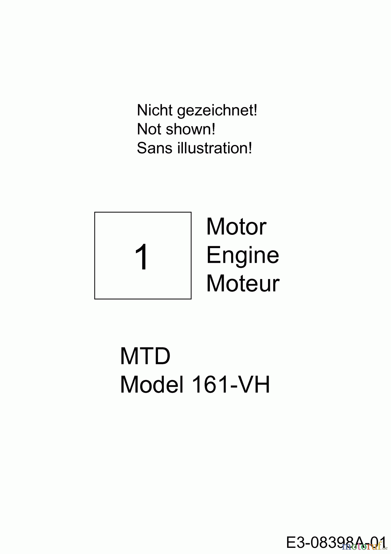  Wolf-Garten Petrol verticutter UV 4000 B 16CG5DMQ650  (2013) Engine MTD