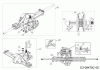 Troy-Bilt Pony 42 13AD77KS309 (2018) Listas de piezas de repuesto y dibujos Gearbox 618-04566B