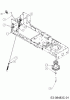MTD 13.5/38 13A1765F308 (2018) Listas de piezas de repuesto y dibujos Deck engagement, Engine pulley