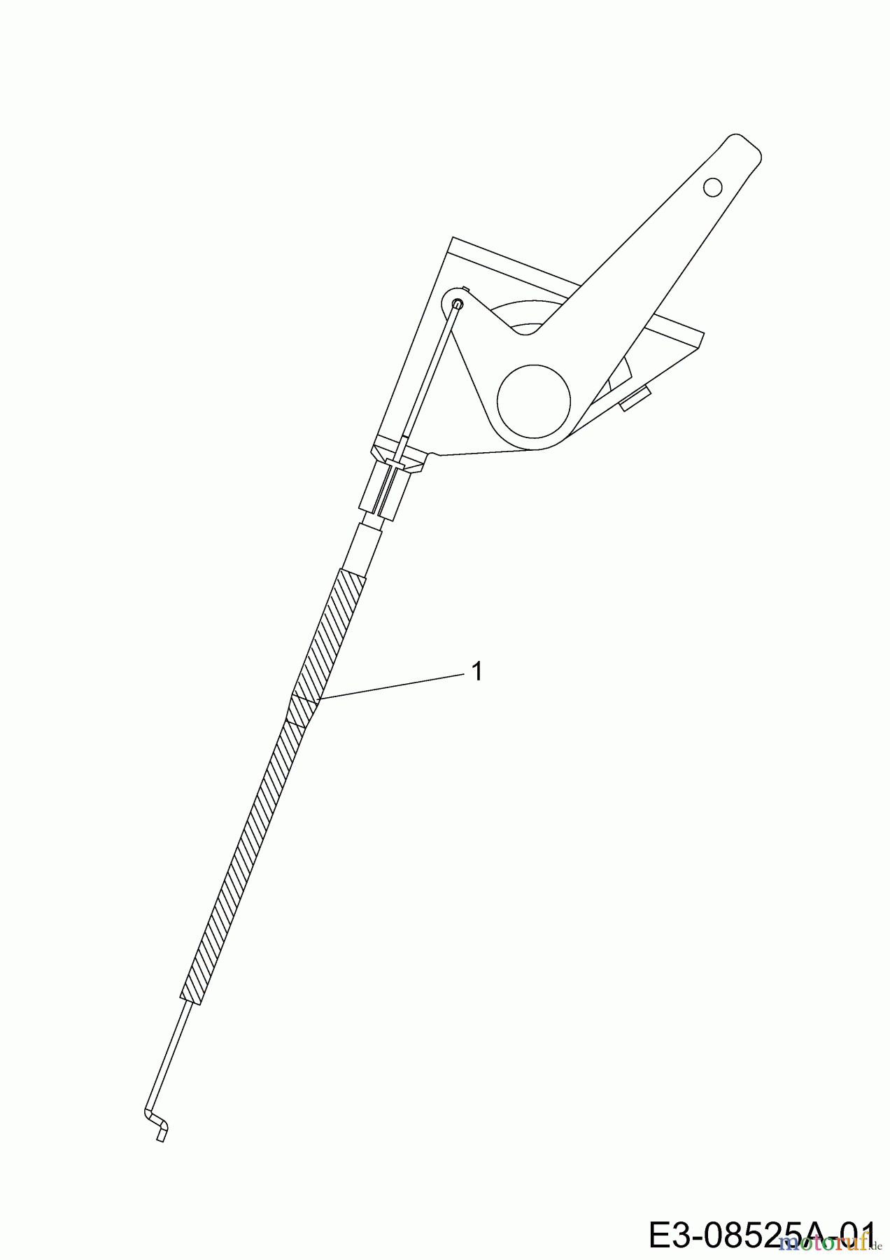  Cub Cadet Lawn tractors LTX 1045 13WX91AT010  (2013) Throttle cable