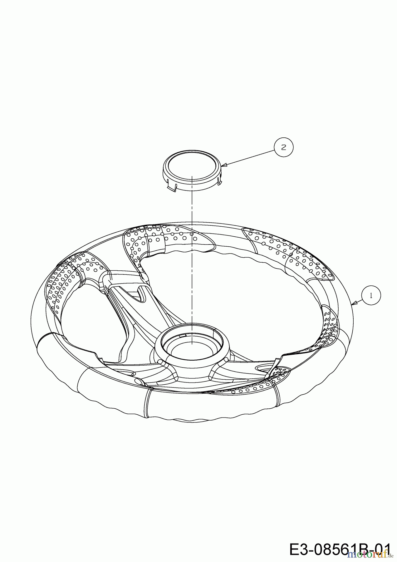  Cub Cadet Lawn tractors LGTX 1050 13AS92AP056  (2014) Steering wheel