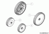 MTD SP 53 HWBS 12A-PF7B600 (2018) Listas de piezas de repuesto y dibujos Wheels