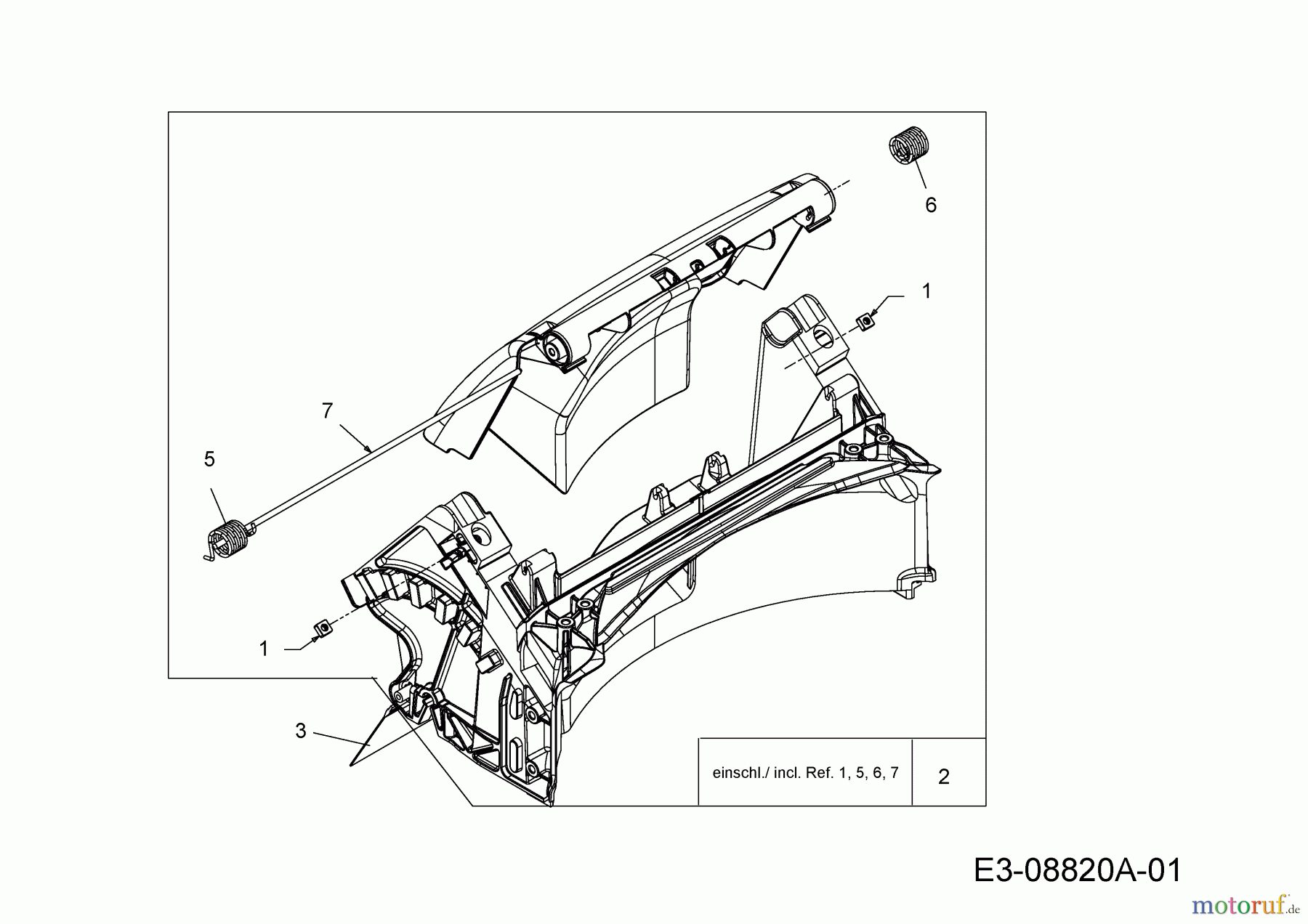  Yard-Man Petrol mower 675 11A-B26M301  (2014) Rear Baffle