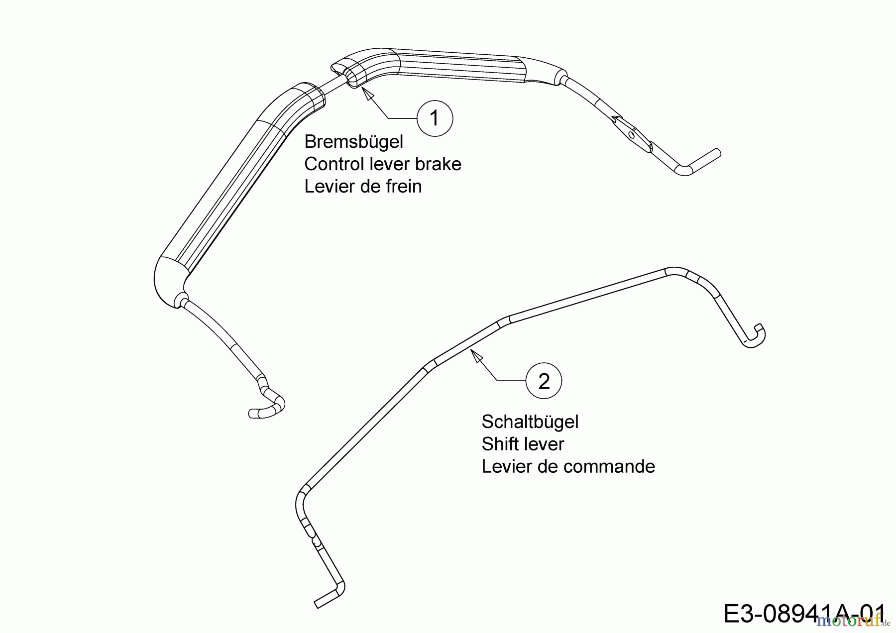  Cub Cadet Petrol mower self propelled LM1 DF53 12A-A02P603  (2018) Shift lever