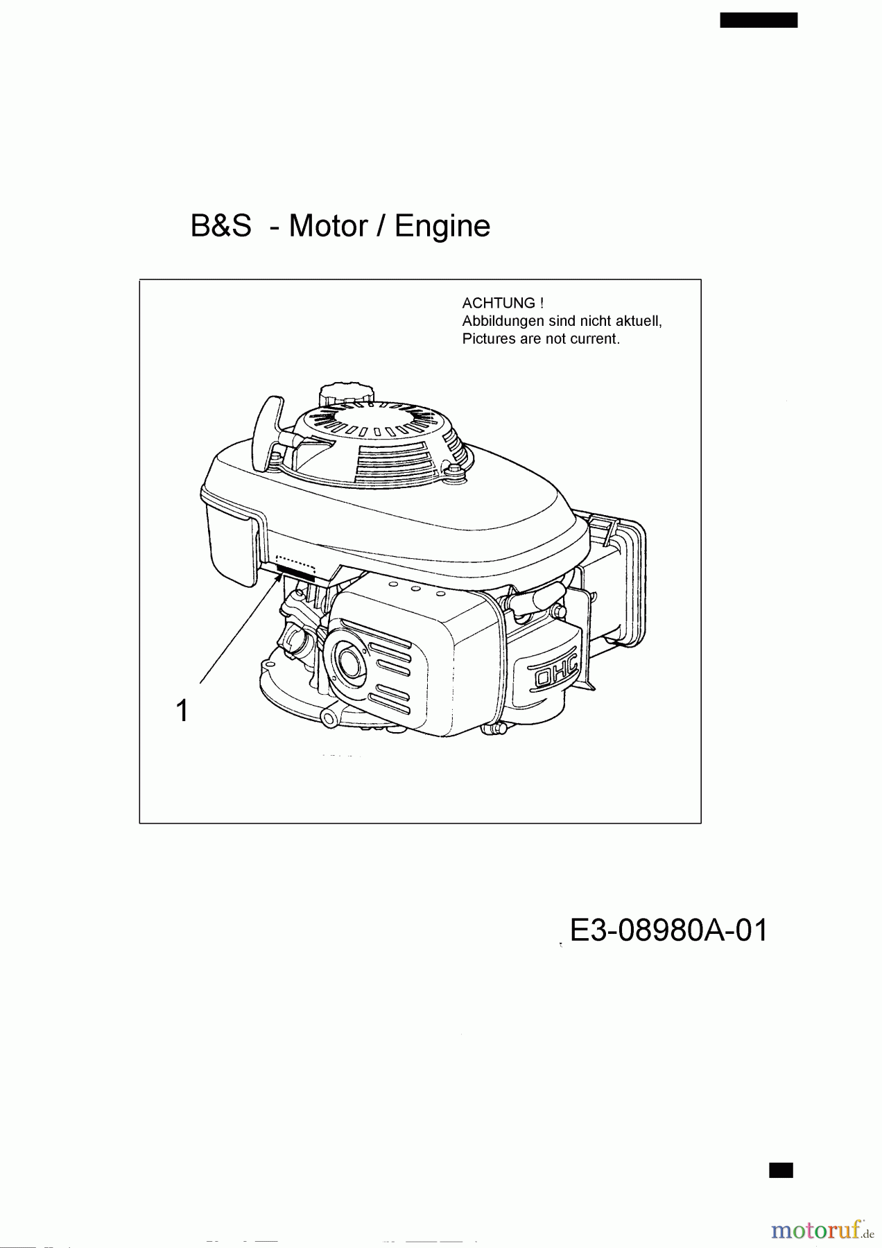  Wolf-Garten Petrol mower self propelled S 4600 A 12A-TO5N650  (2015) Engine