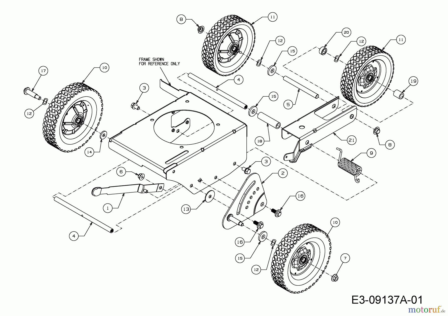  Cub Cadet Edger LE 100 25B-552J710  (2015) Wheels