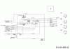 Troy-Bilt Pony 42 13AD77KS309 (2018) Listas de piezas de repuesto y dibujos Wiring diagram