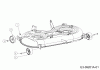 Cub Cadet XT 1 OS 107 13A8A1CS603 (2017) Listas de piezas de repuesto y dibujos Wheels mowing deck