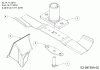 Mr.Gardener HW 42 B 11A-LL5B629 (2017) Listas de piezas de repuesto y dibujos Blade, Blade adapter, Mulch plug from 14.11.2016