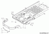 Cub Cadet Z-Force S 60 17BSDGHD010 (2016) Listas de piezas de repuesto y dibujos Frame, Rear bumper