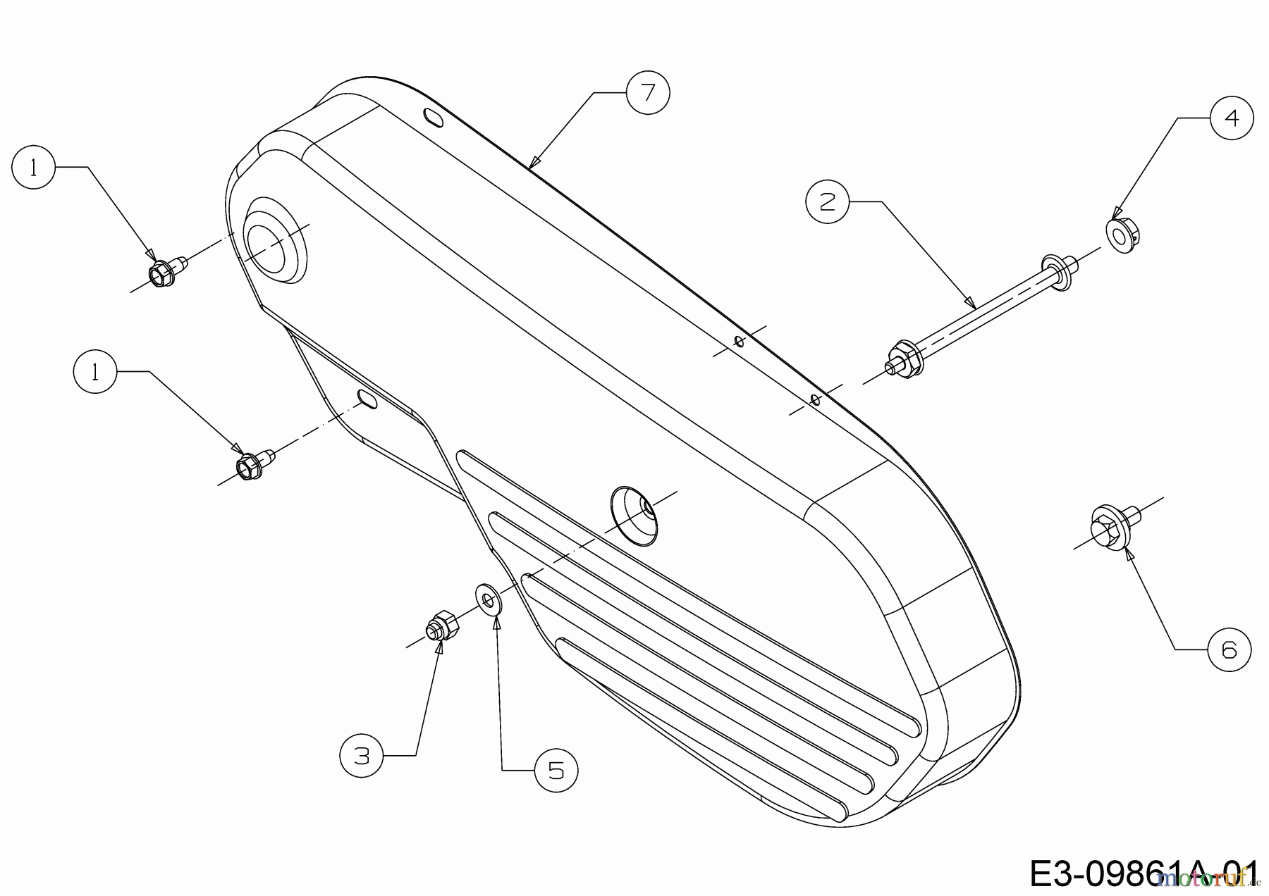  Cub Cadet Tillers FT 24 21B-34M8710  (2017) Belt cover