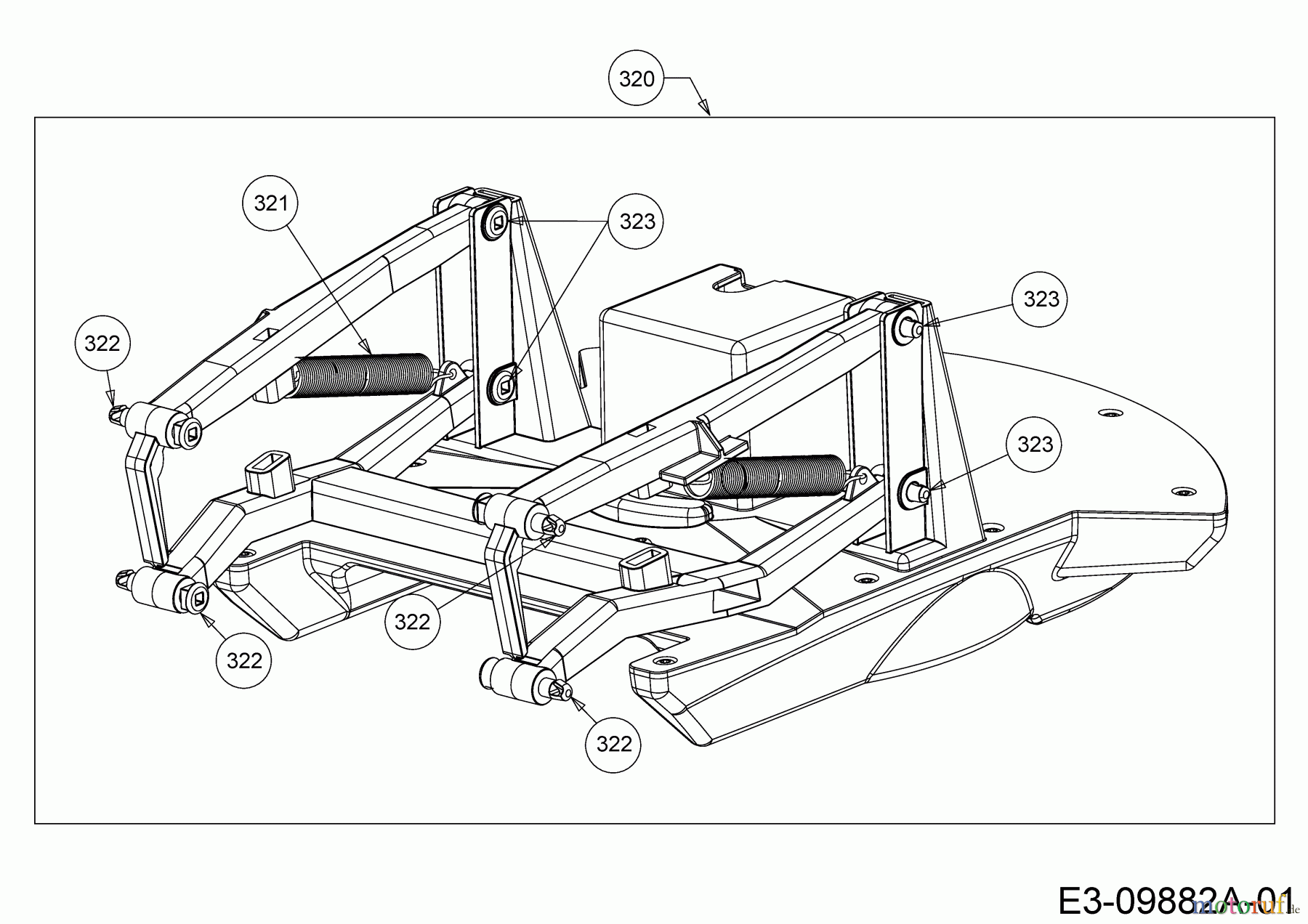  Robomow Robotic lawn mower RX20U (Red) PRD9000YR  (2017) Frame