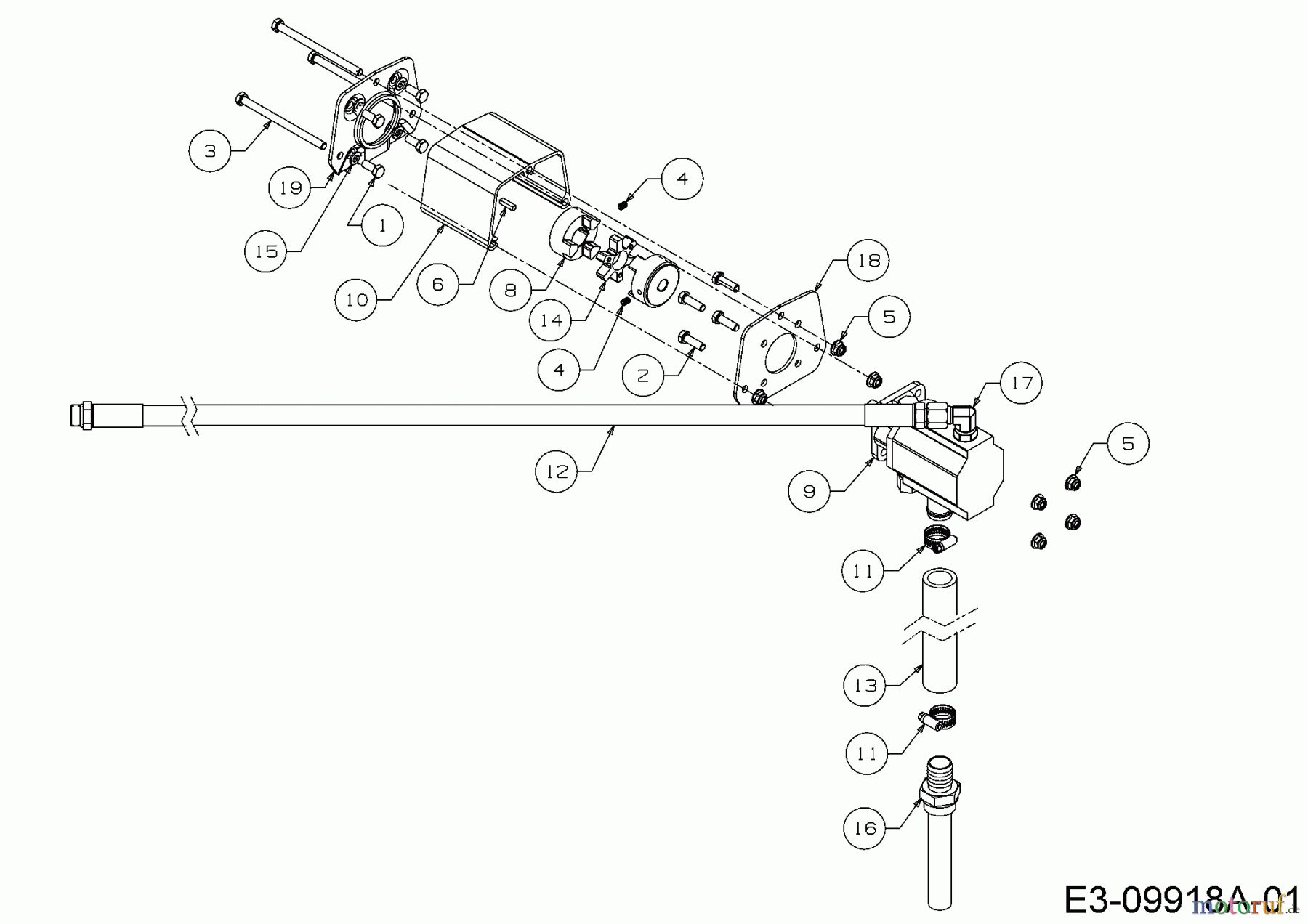  Cub Cadet Log splitter LS 27 24BG5HM5710  (2013) Gear pump