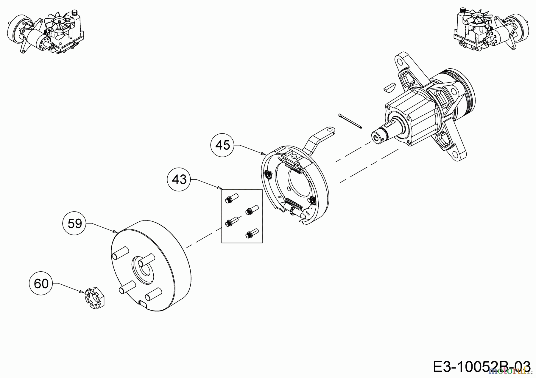  Cub Cadet Zero Turn Z5 152 53AIHJUV603  (2018) Brake