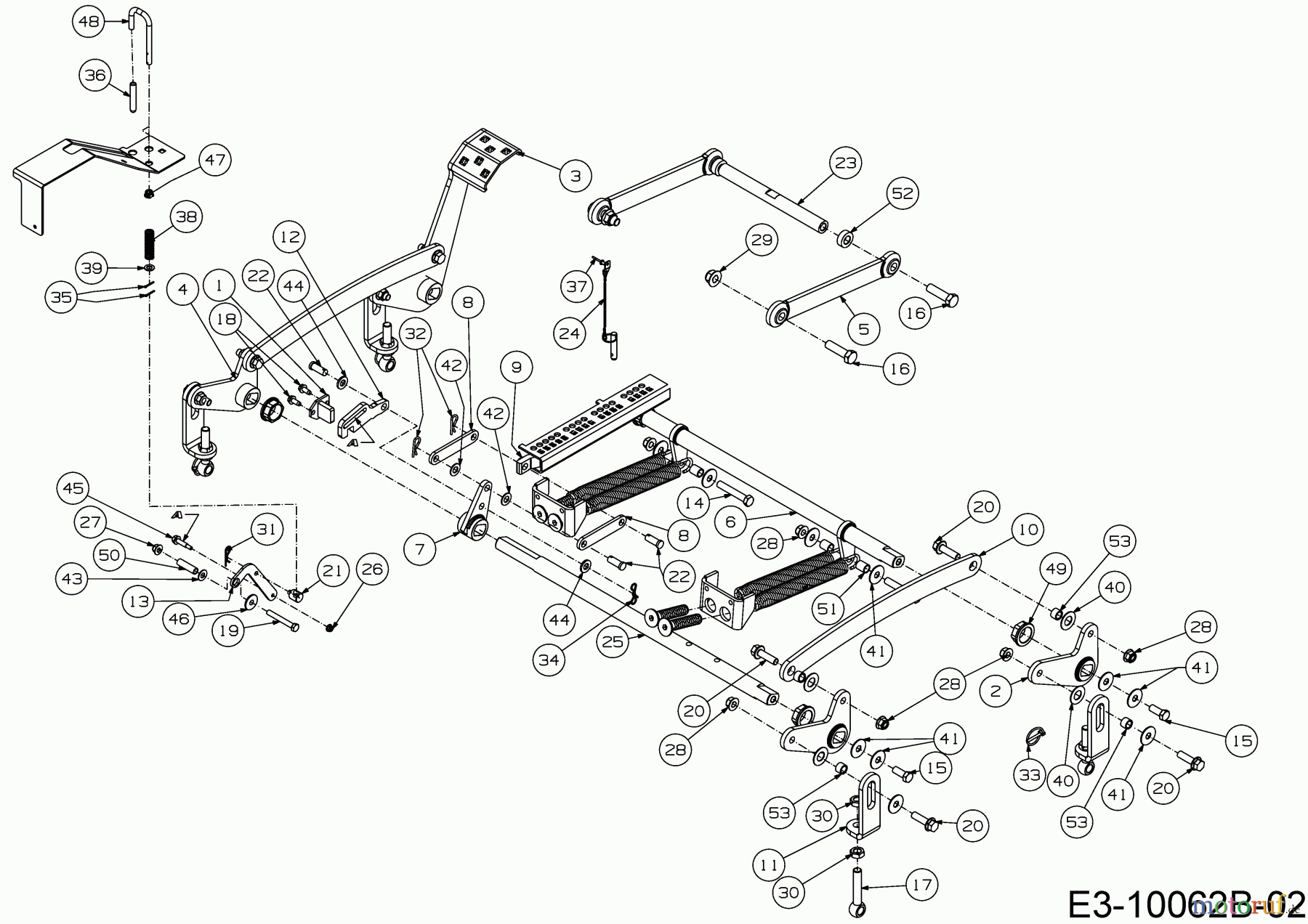  Cub Cadet Zero Turn Z7 183 53RIHKUY603  (2018) Deck lift