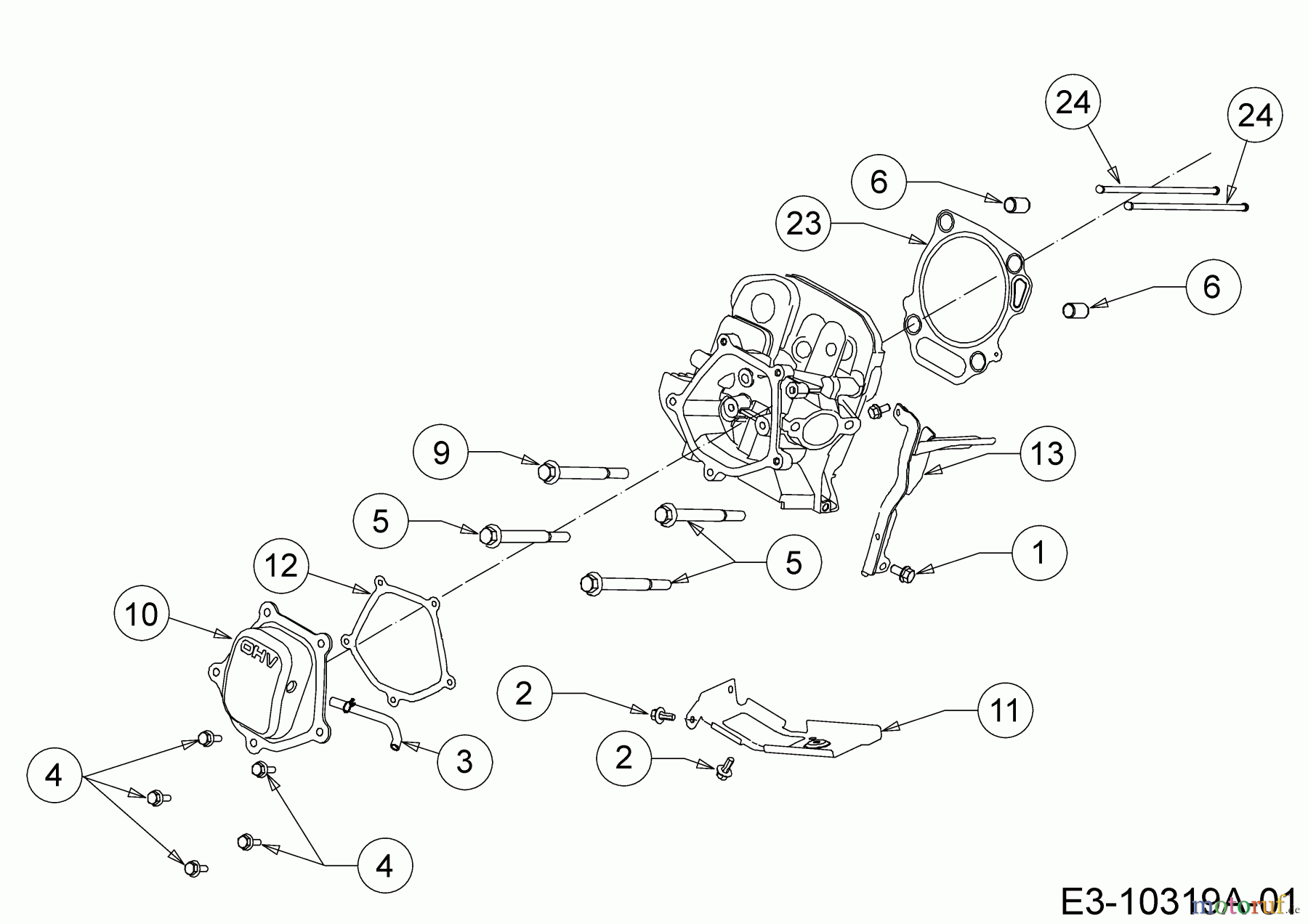  MTD-Engines Horizontal 690-WHA 752Z690-WHA  (2018) Valve cover