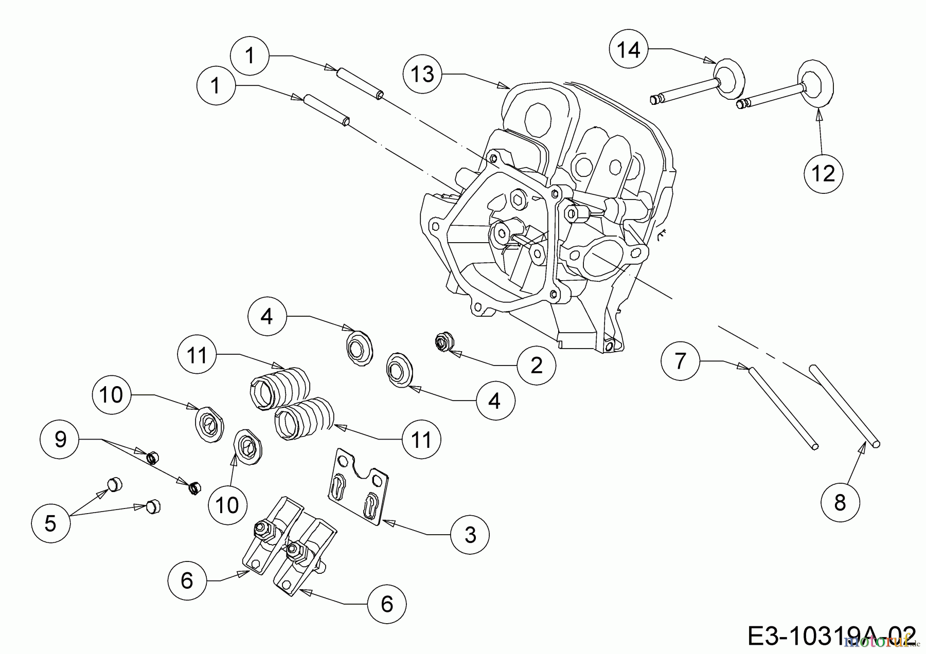  MTD-Engines Horizontal 690-WHA 752Z690-WHA  (2018) Cylinder head