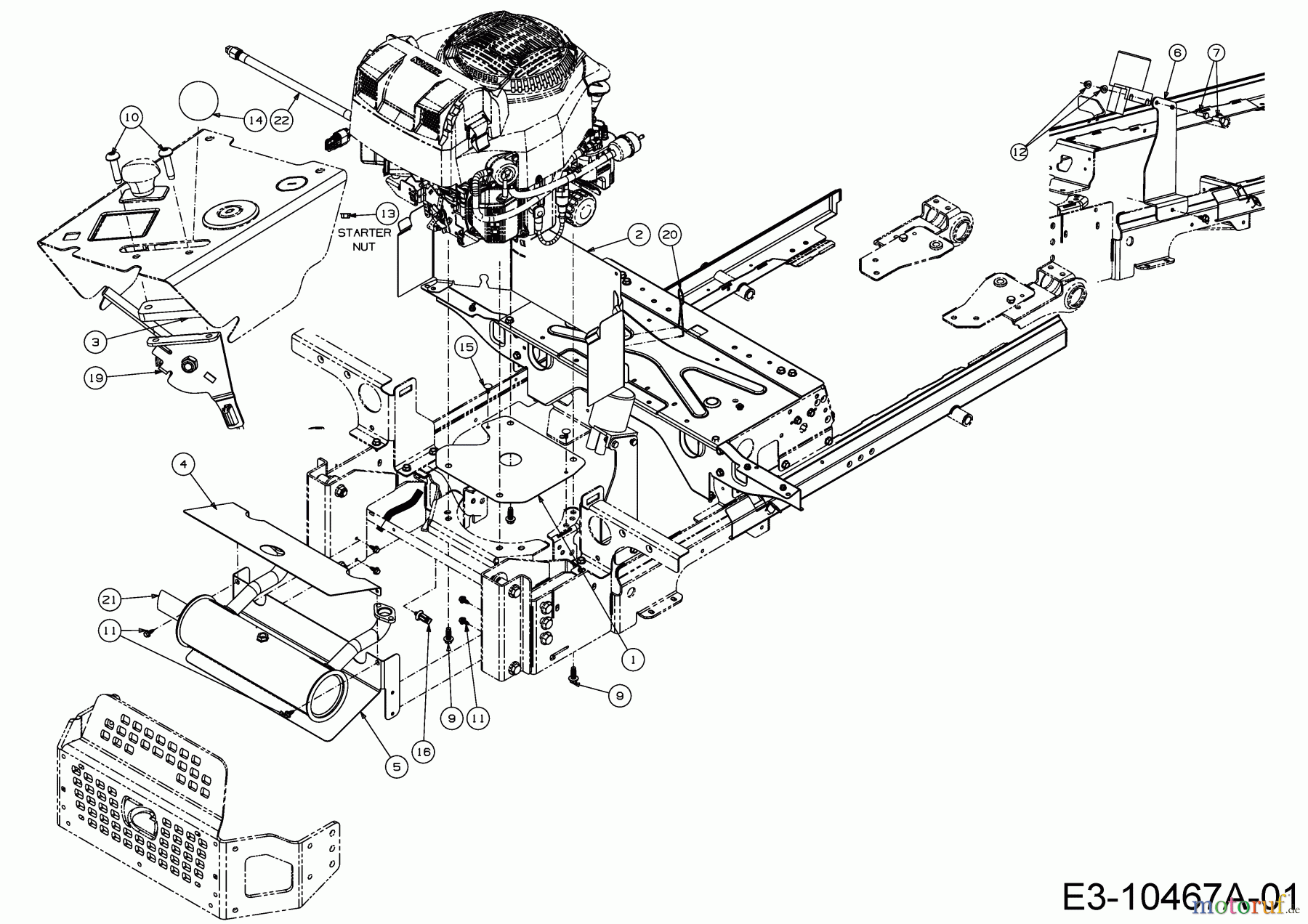  Cub Cadet Zero Turn Pro Z 100-48 53AWEFJF330  (2018) Throttle cable, Engine accessories