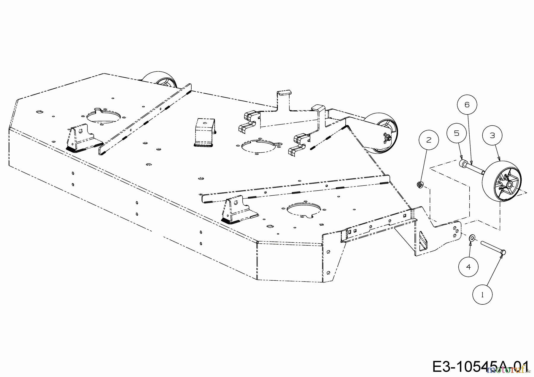  Cub Cadet Zero Turn Z-Force S 60 17BSDGHD010  (2018) Wheels mowing deck