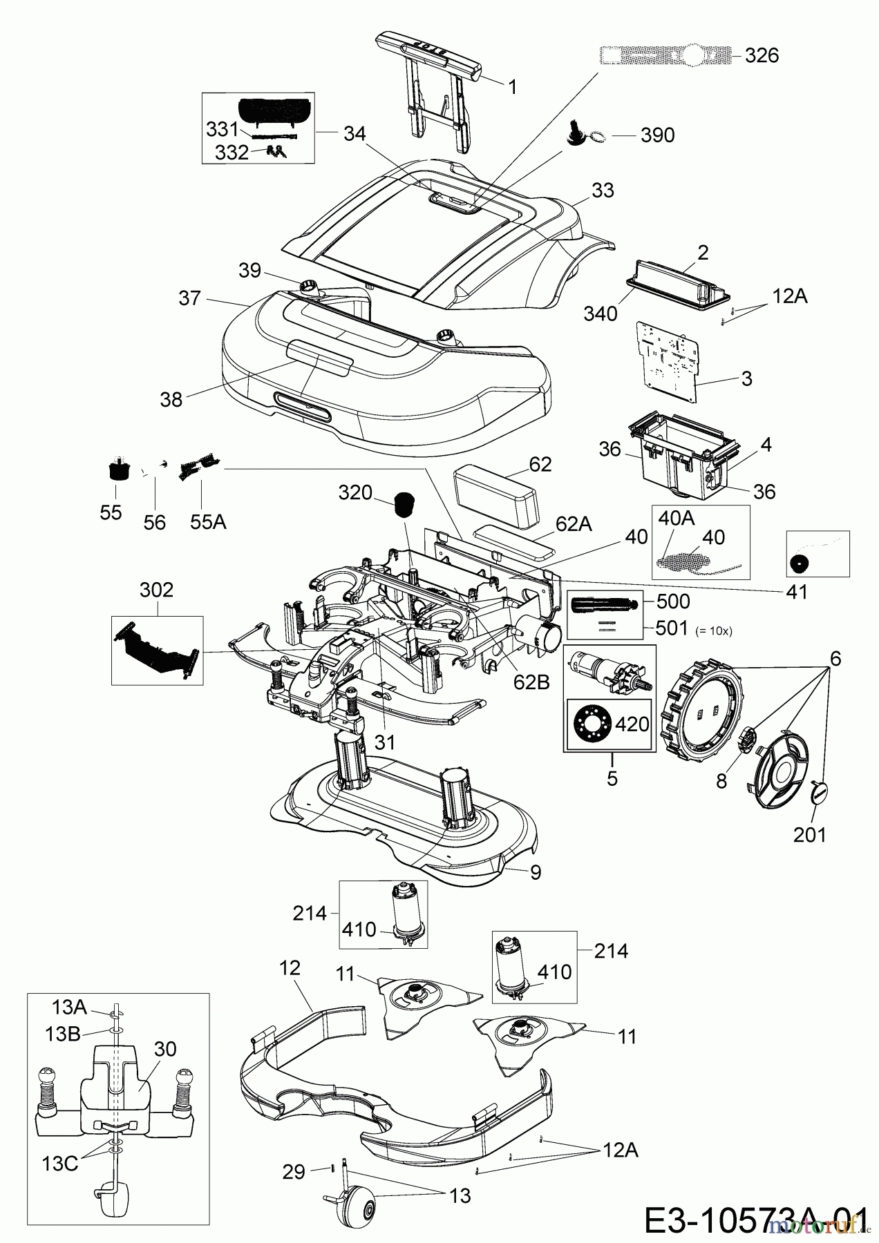  Robomow Robotic lawn mower RS612 PRD6100B  (2015) Basic machine