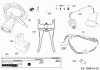 Robomow MC500 PRD7006Y1 (2015) Listas de piezas de repuesto y dibujos Cabel, Cable connector, Rain sensor, Tools