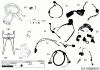 Robomow MS 1800 (White) PRD6200YW  (2014) Listas de piezas de repuesto y dibujos Cabel, Cable connector, Rain sensor, Tools